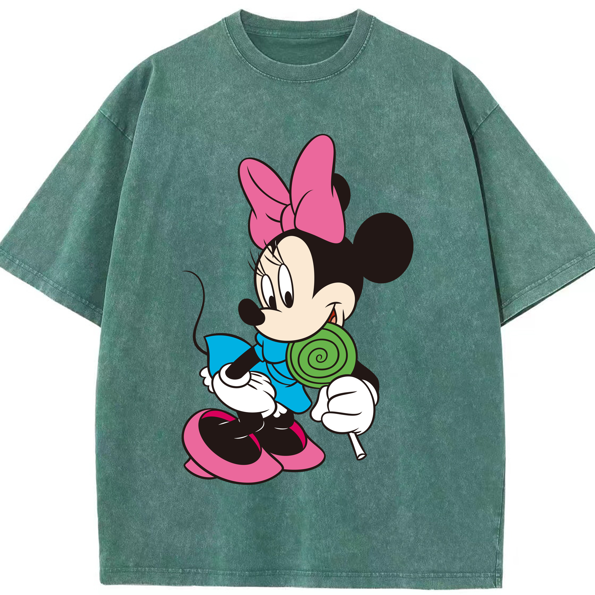 （画像用） ミッキーマウス Mickey Mouse 綿100% ヴィンテージ風 半袖Tシャツ（フロントプリント）